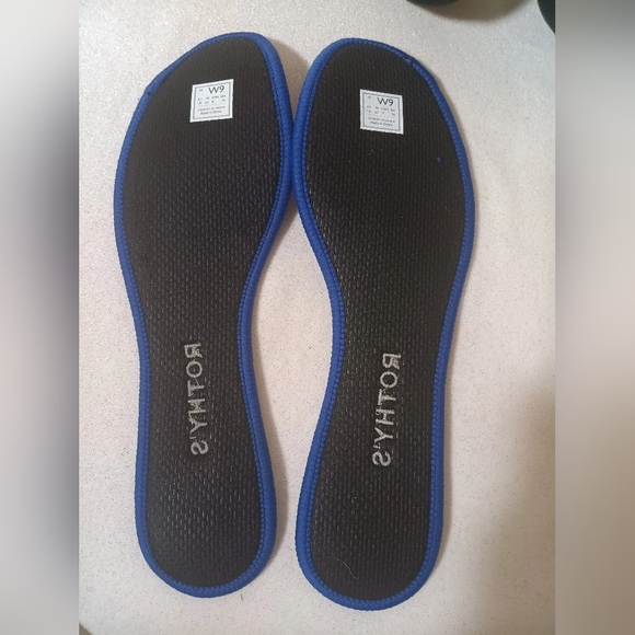 Rothy's Black Flats with Green Insole - Picture 7 of 8